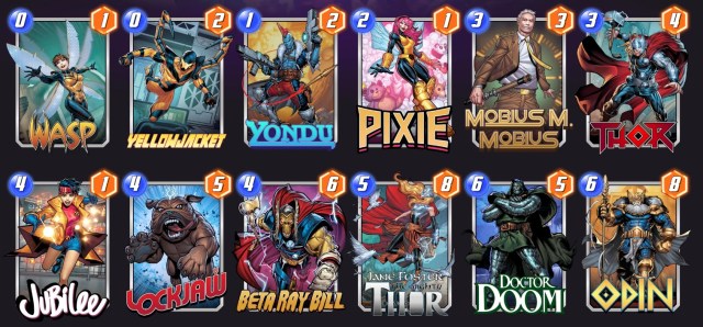 Marvel Snap Pixie Hammers deck