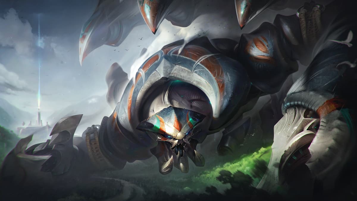 Base splash art for Skarner rework in League of Legends