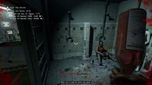 A prisoner in the Police Station in The Outlast Trials