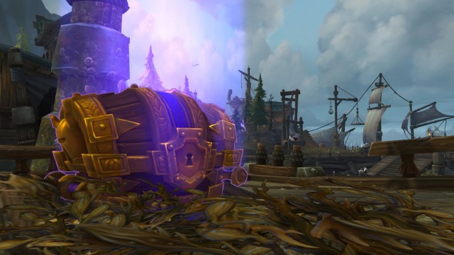 Treasure chest in WoW Plunderstorm