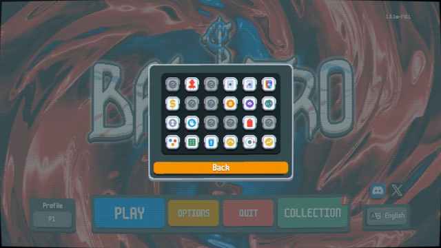 Tag collection screen in Balatro