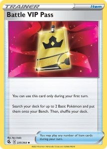 The Battle VIP pass card in Pokémon TCG Live.