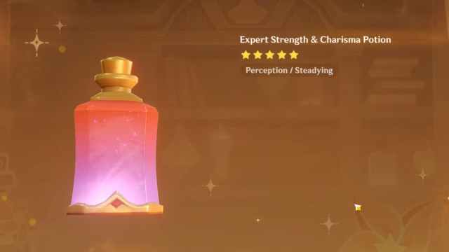 An Expert Strength & Charisma Potion.