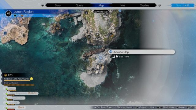 Junon Chocobo stop location 8 in Final Fantasy 7 Rebirth