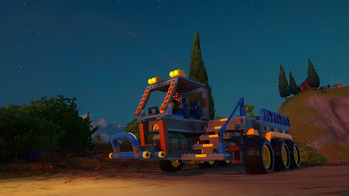 A Hauler in LEGO Fortnite.