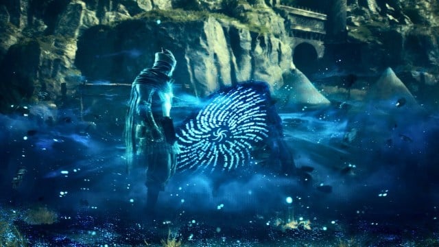 Blue glow coming for a stone in Dragon’s Dogma 2