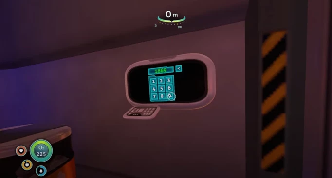 The code for one of the doors on the Aurora