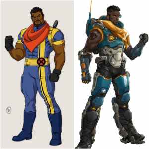 X-Men Bishop and Baptiste in OW2