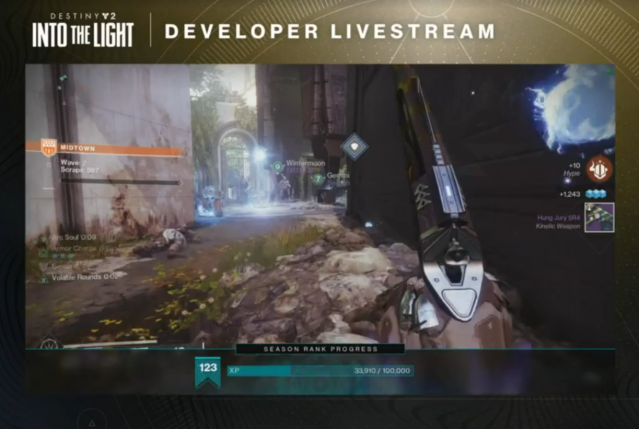 A screenshot of the developer stream shows a new Hung Jury as a drop.