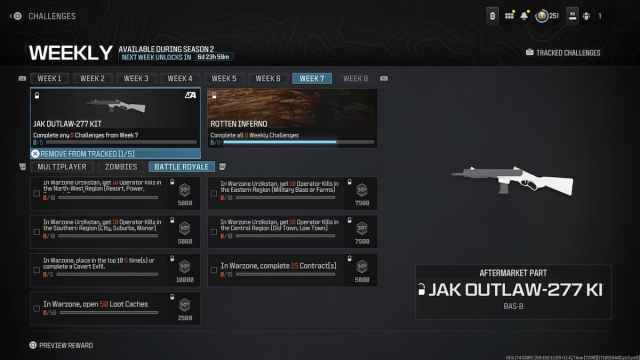 Jak Outlaw-277 Kit challenges in MW3