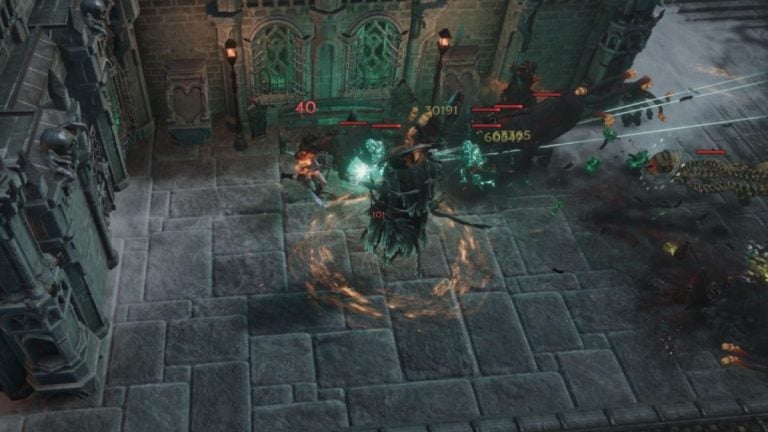 A Necromancer running a Monolith of Fate in Last Epoch.