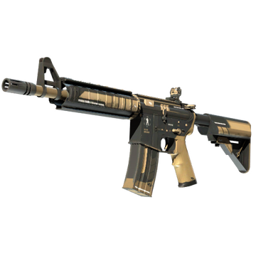 The M4A4 desert strike skin in CS2. 