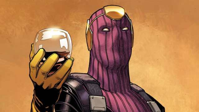 Marvel Baron Zemo holding glass of brandy