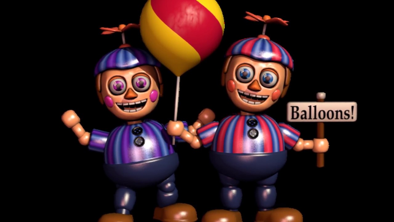 An image of BB and JJ from Five Nights at Freddy's
