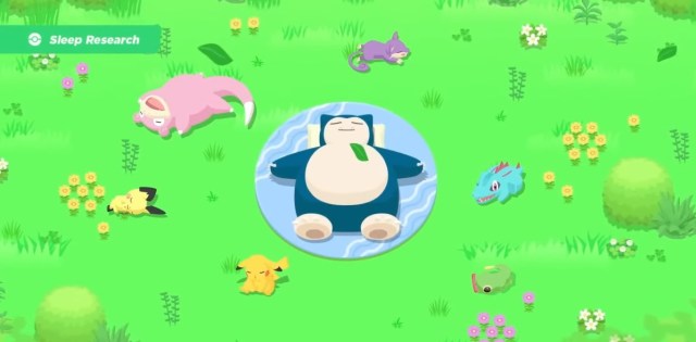 pokemon sleep in game screenshot