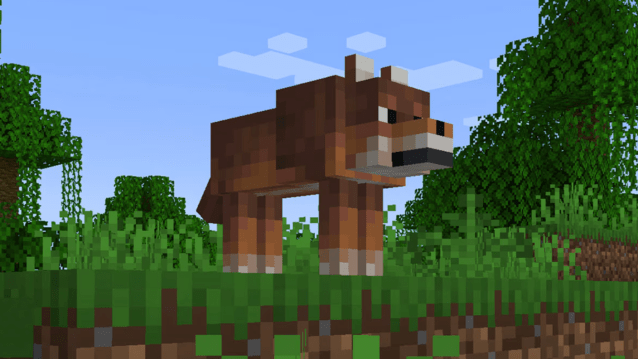 The Rusty Wolf in Minecraft.