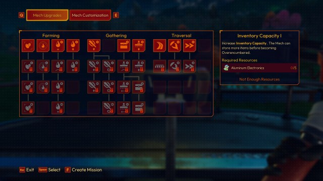 All upgrades in Lightyear Frontier.