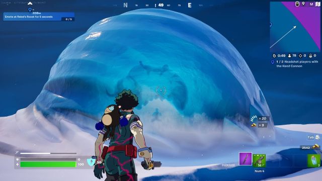 Aang's Sphere close-up Fortnite.