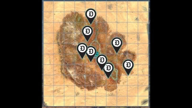 water vein locations in ark survival ascended