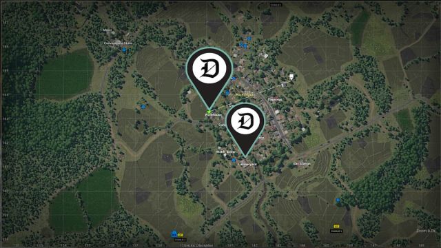 Cache locations in Gray Zone Warfare