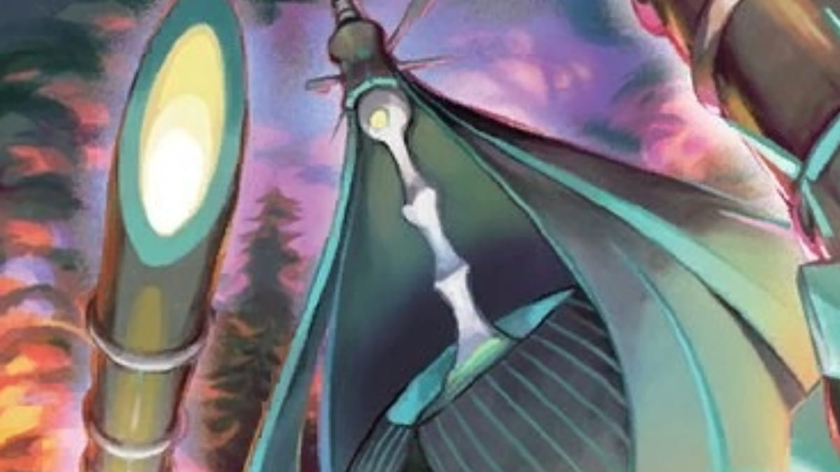 Celesteela Pokemon TCG art.