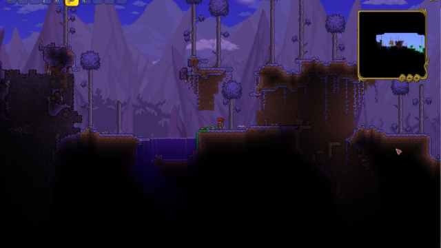 Corruption Biome in Terraria