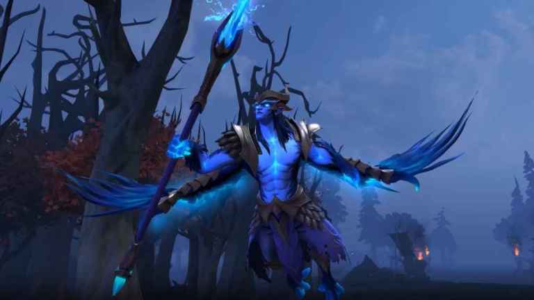 Dota 2 Crownfall Skywrath Mage Arcana base version.