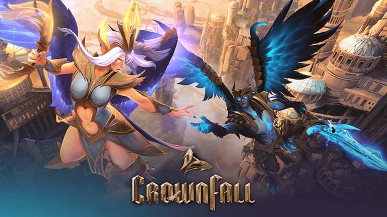 Dota 2 Crownfall Vengeful Spirit and Skywrath Mage flying.