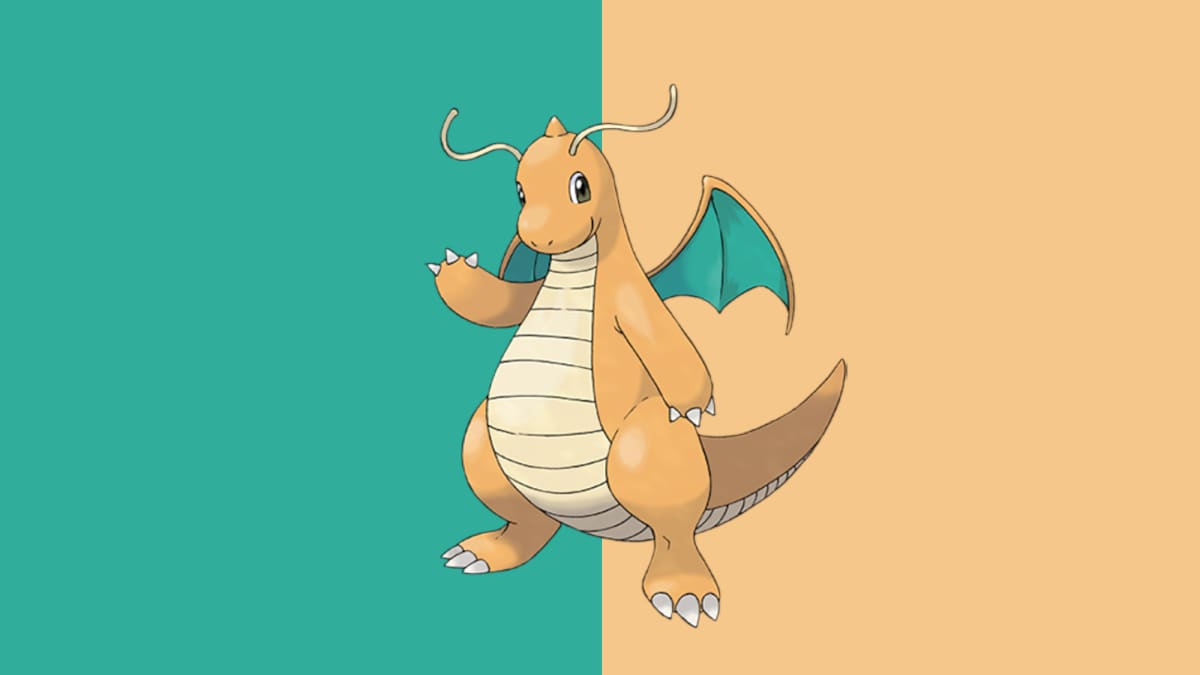 Dragonite in Pokémon Go.