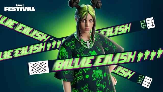 Billie Eilish in Fortnite.