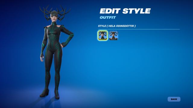 The Hela Odinsdottir skin in Fortnite.