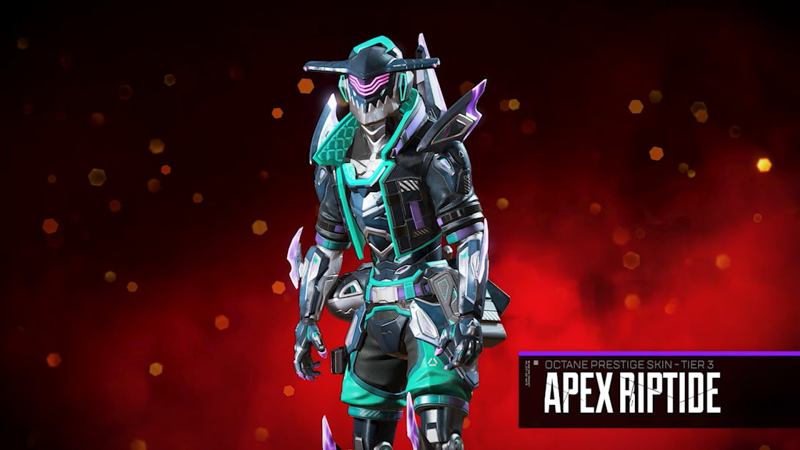 Octane's Apex Riptide skin, which resembles a hammerhead shark.