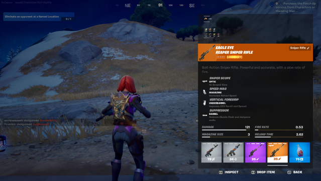 Reaper Sniper Rifle has the potential in Fortnite.