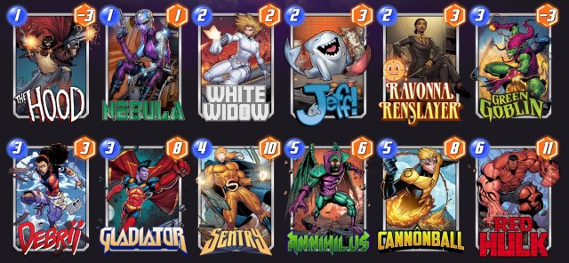 Marvel Snap Standard Junk deck