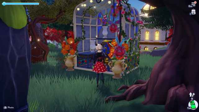 Beast's flower garden in Disney Dreamlight Valley