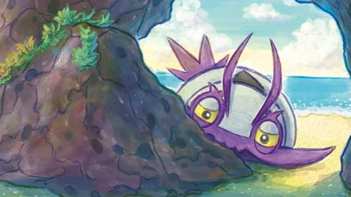 Wimpod Pokemon TCG art.