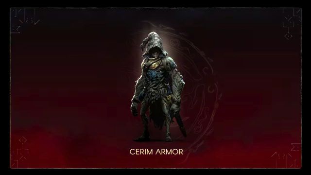 cerim armor set for early access in no rest for the wicked