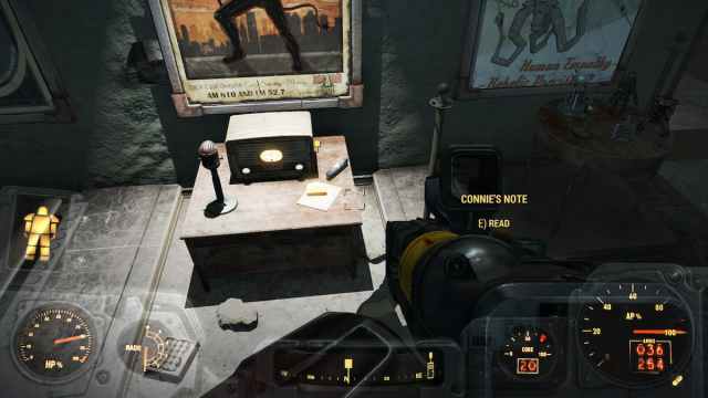 Connie's note on the table in Fallout 4