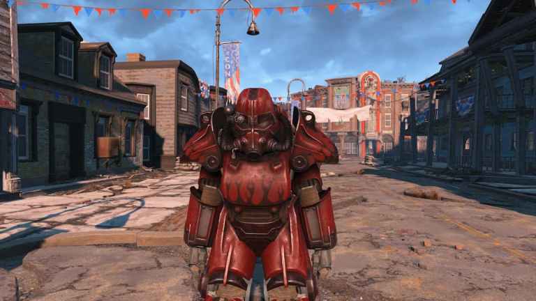 Disabled T-45 Power Armor in Fallout 4