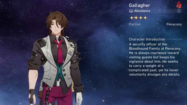 Gallagher in Honkai: Star Rail.