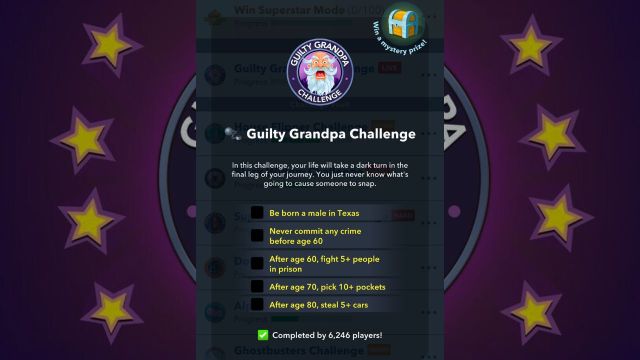 all quest objectives for guilty grandpa challenge