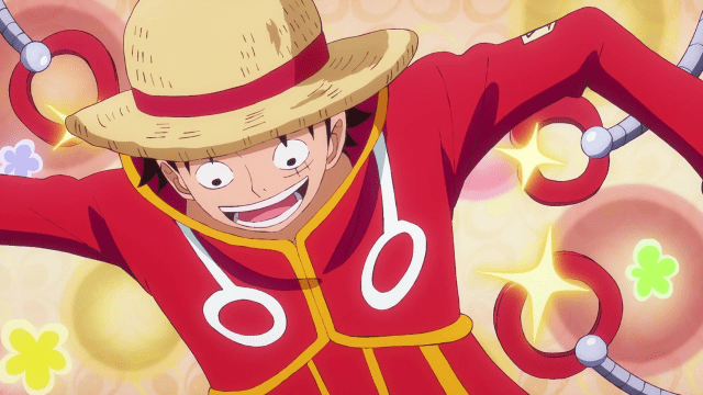 luffy smiles in egghead island future gear