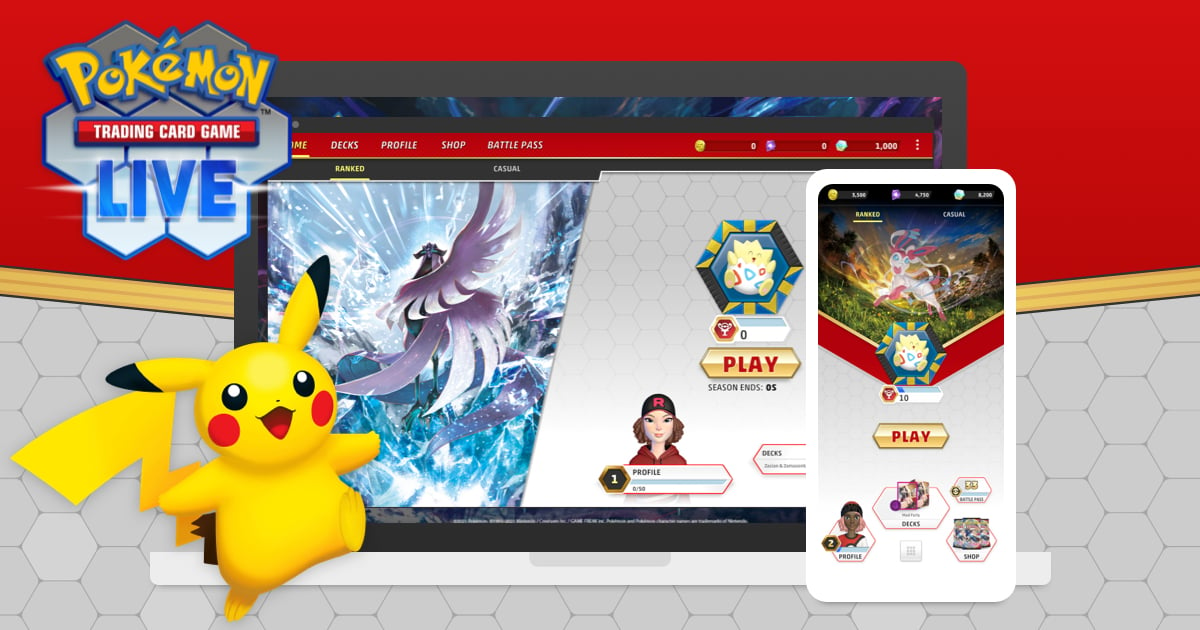 pokemon tcg live promo page