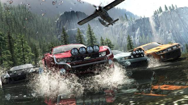 Promotional image showing cars in The Crew.