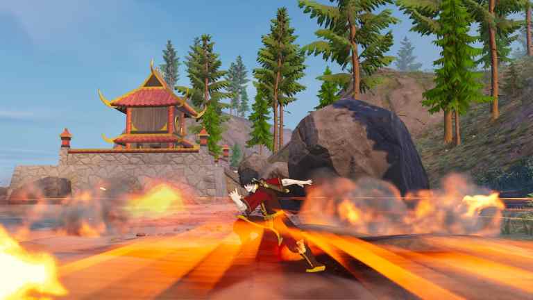 Zuko Firebending in Fortnite.