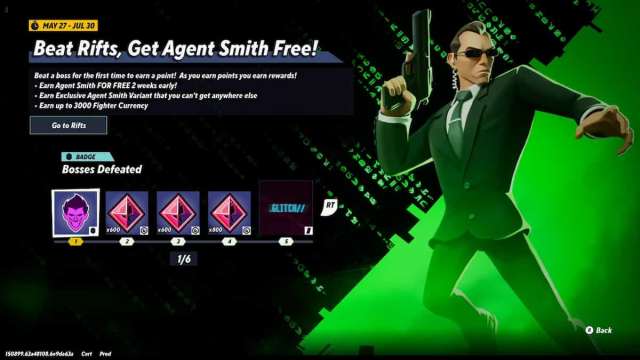 Agent Smith's unlock event in MultiVersus.