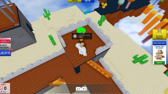 Buried Treasure Book location 4 in Roblox: Classic.