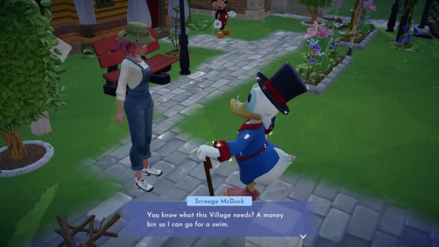 speaking with Scrooge