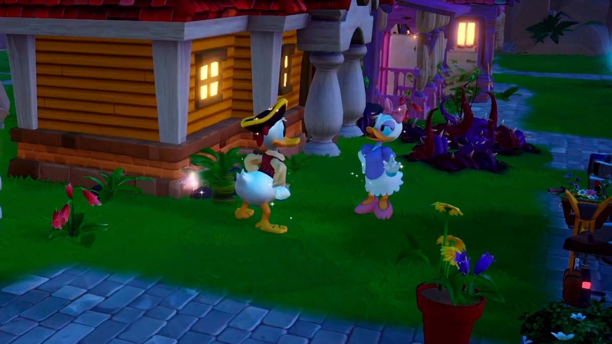 Daisy having a conversation with Donald