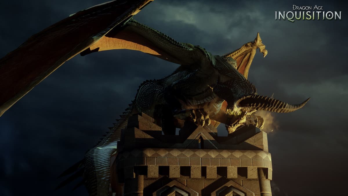 An image of a Dragon from Dragon Age Inquisition